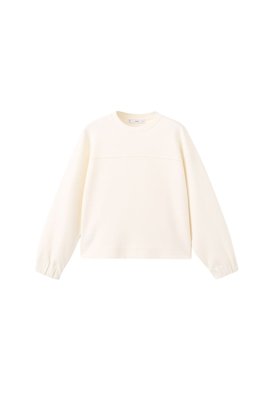 Женский Mango Свитшот PIQUE из смесового хлопка (цвет ), артикул 27083315 | Фото 1