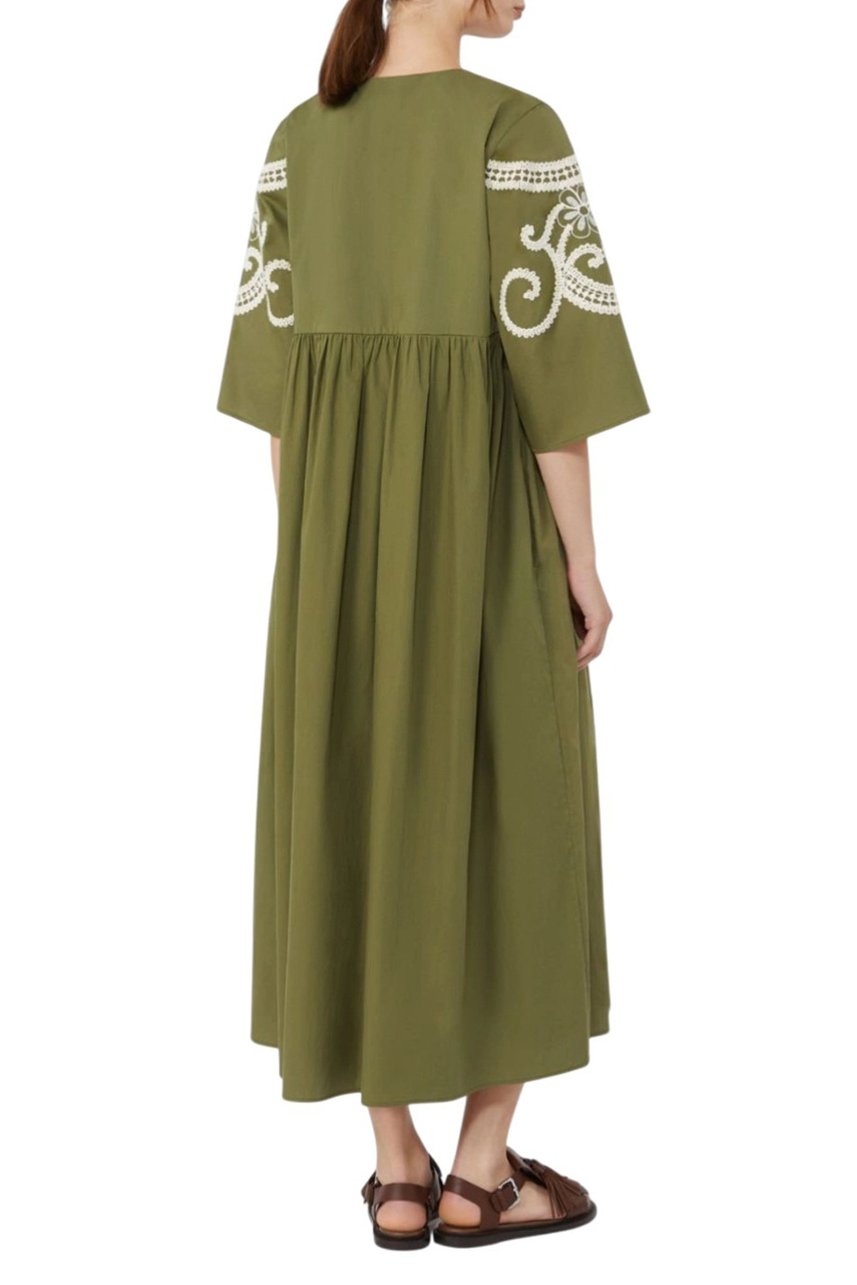 Женский Weekend Max Mara Платье TILDE с вышивкой (цвет ), артикул 2615221012 | Фото 4