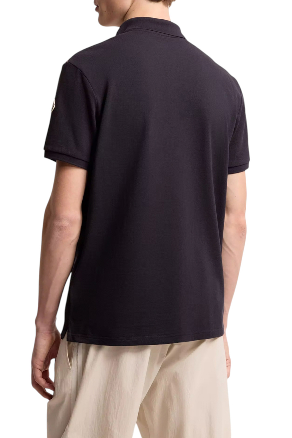 Мужской Moncler Поло из хлопка (цвет ), артикул L10918A00031-89A16 | Фото 4