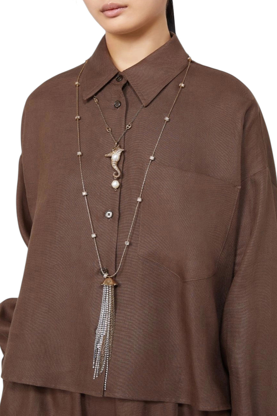 Женский Weekend Max Mara Ожерелье HOBBY (цвет ), артикул 2615751085 | Фото 3