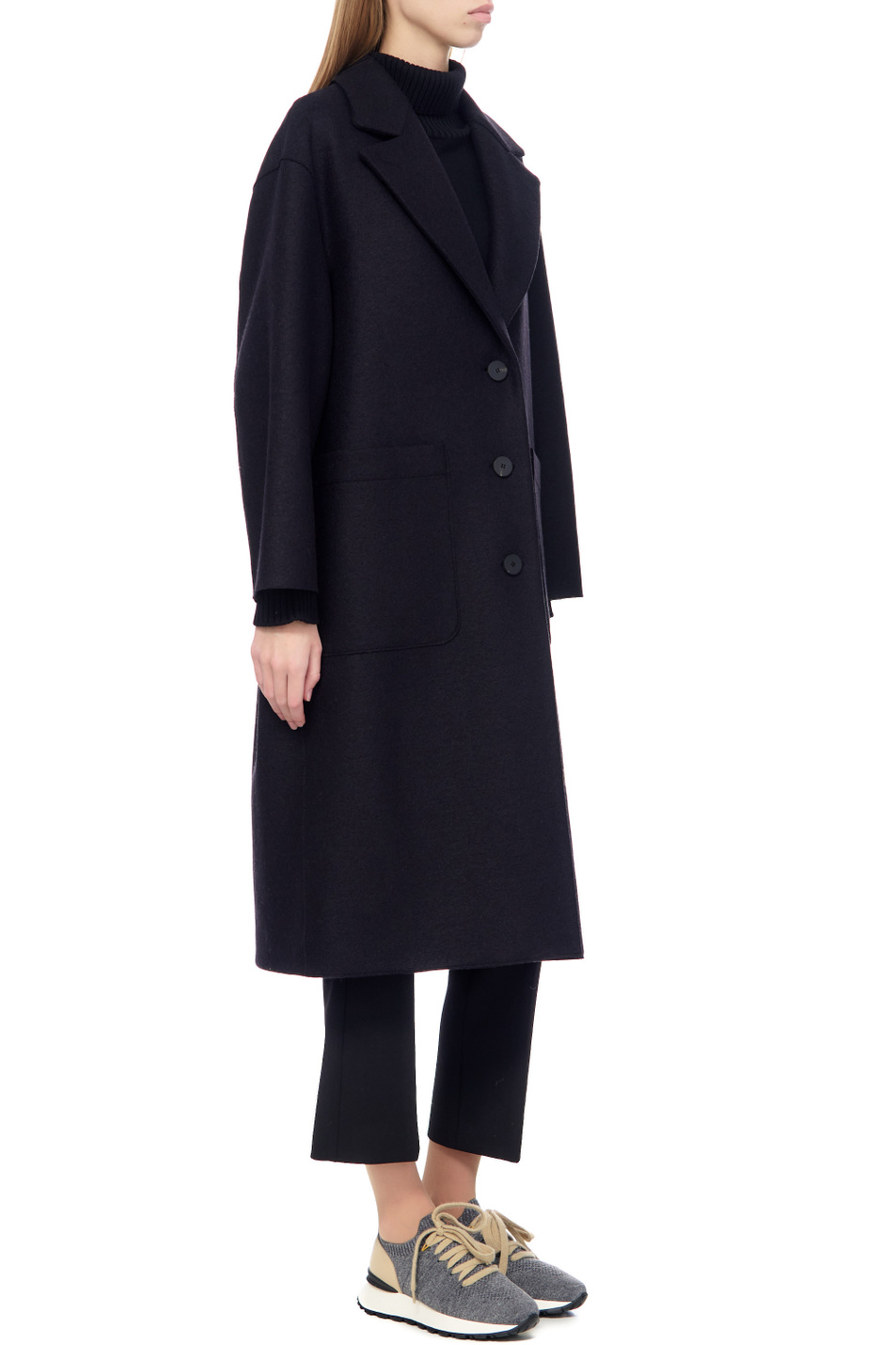 Женский Harris Wharf London Пальто из натуральной шерсти (цвет ), артикул A1496MLK | Фото 3