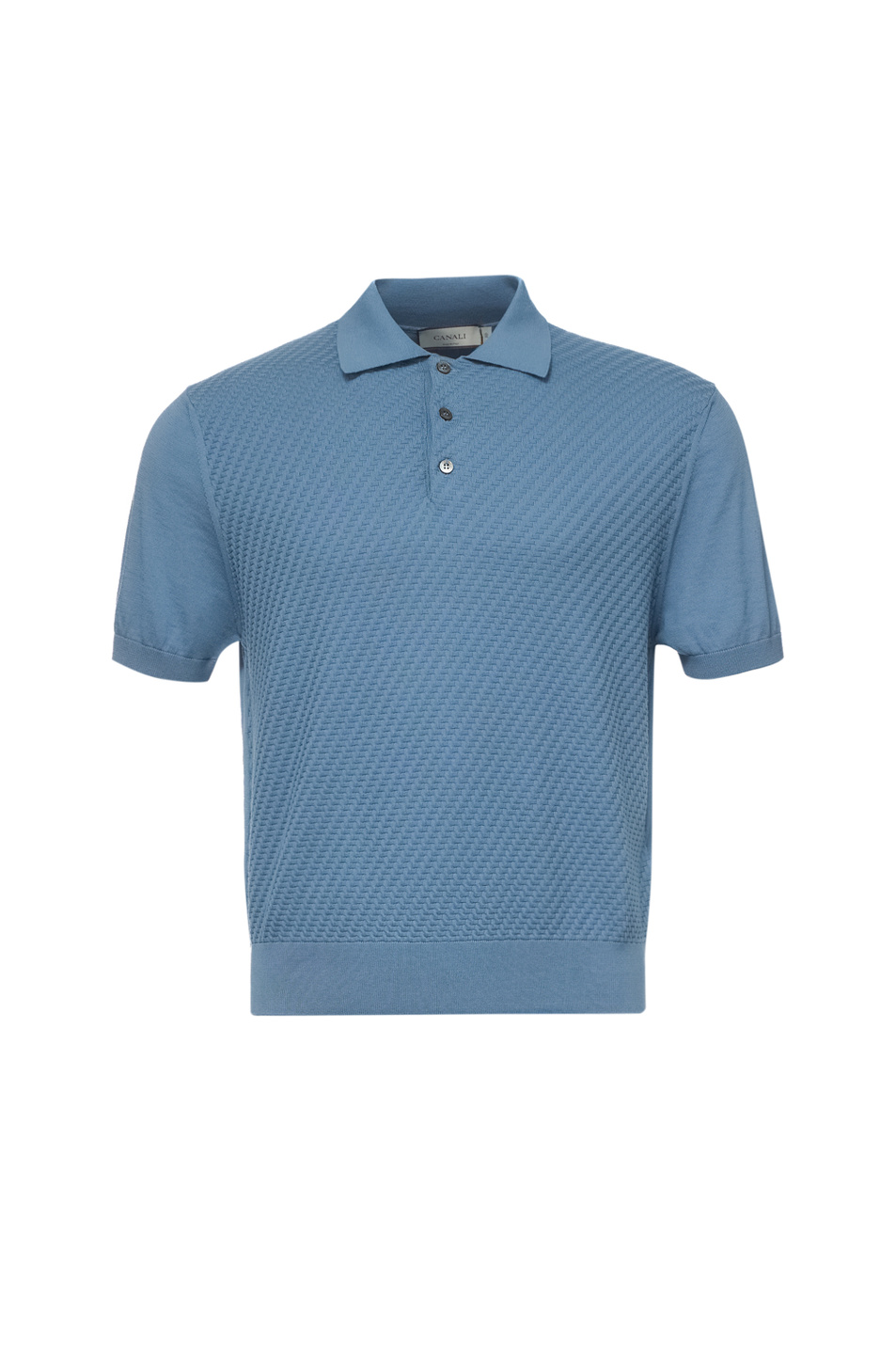 Мужской Canali Поло из хлопка и шелка (цвет ), артикул C0127MK02466 | Фото 1