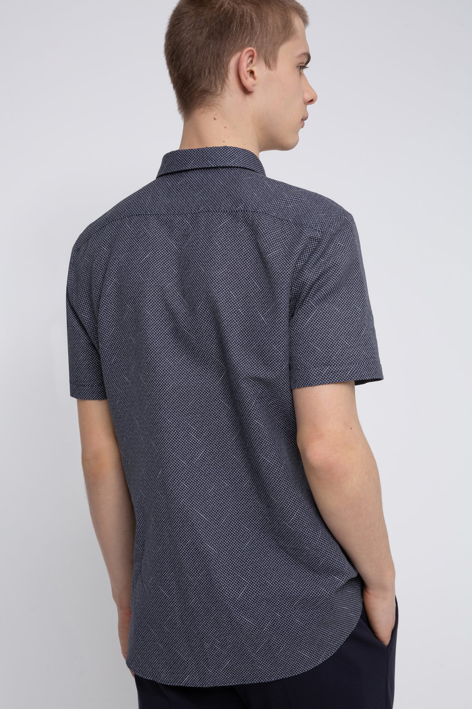 HUGO Рубашка из льна с добавлением хлопка (цвет ), артикул 50426485 | Фото 5