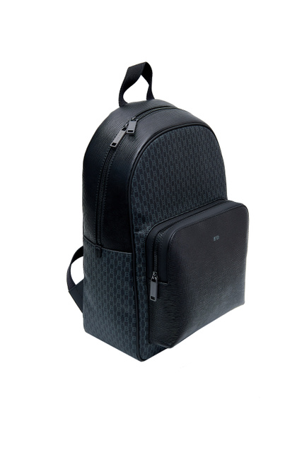Рюкзак с внешним карманом на молнии|Основной цвет:Черный|Артикул:50453906 | Фото 2