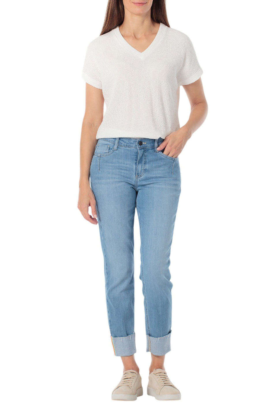 Женский Gerry Weber Джемпер с короткими рукавами (цвет ), артикул N61256 | Фото 3