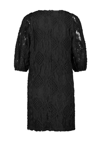 Платье с кружевом|Основной цвет:Черный|Артикул:381311-16112 | Фото 2