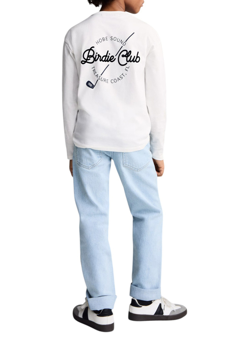 Мальчикам Mango Kids Лонгслив BIRDIE из хлопка (цвет ), артикул 87043644 | Фото 4