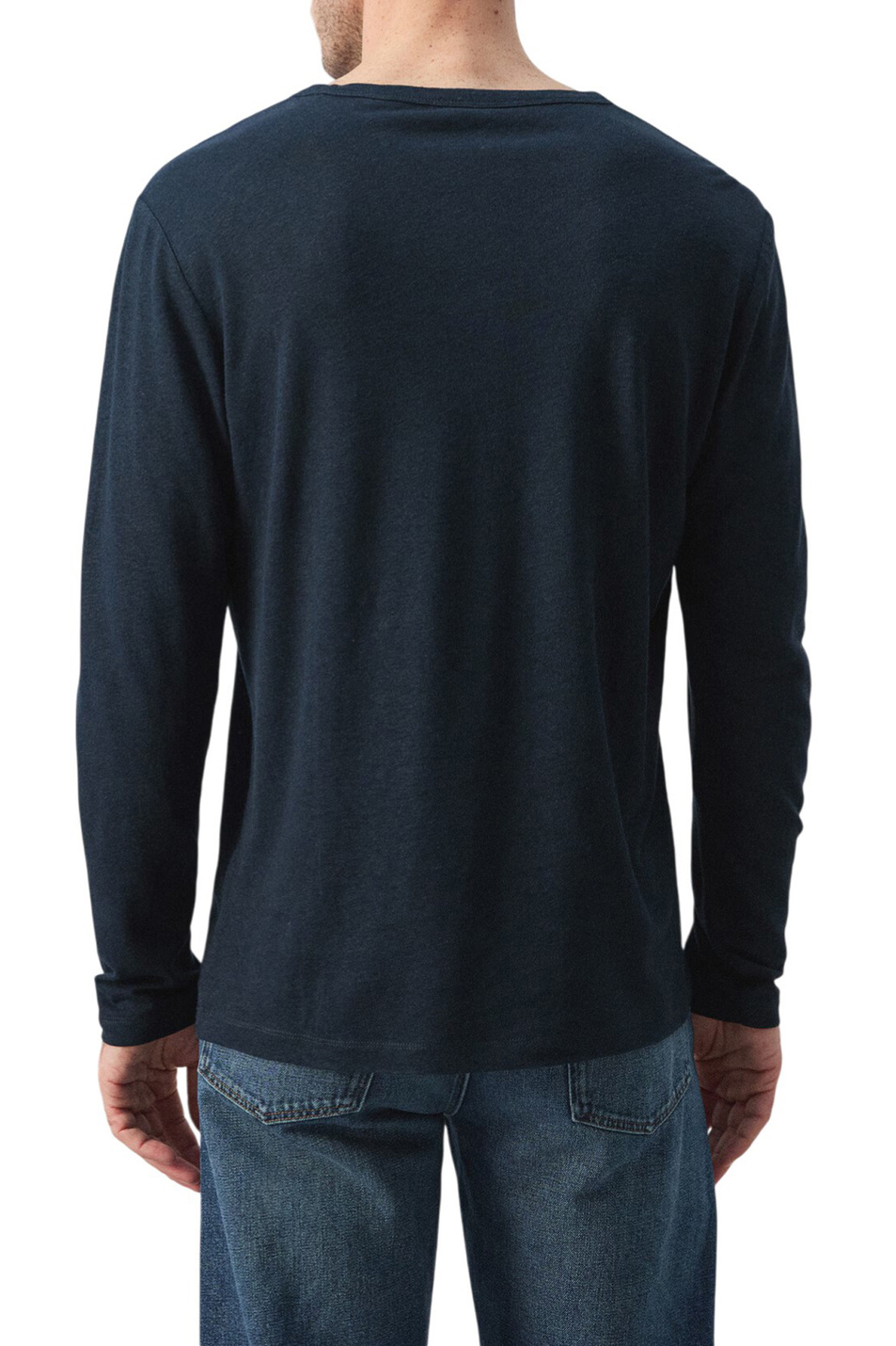 Мужской Mango Man Джемпер PANAML однотонный (цвет ), артикул 27035965 | Фото 4