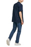 Jack & Jones Рубашка с коротким рукавом из натурального хлопка (Синий цвет), артикул 12183610 | Фото 4