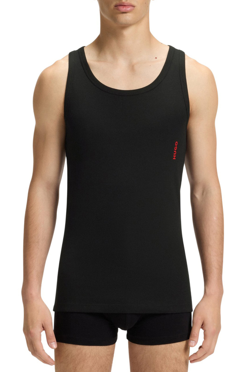 Майка в комплекте из 2 шт|Основной цвет:Черный Мужской HUGO Майка в комплекте из 2 шт (цвет ), артикул 50469778 | Фото 2