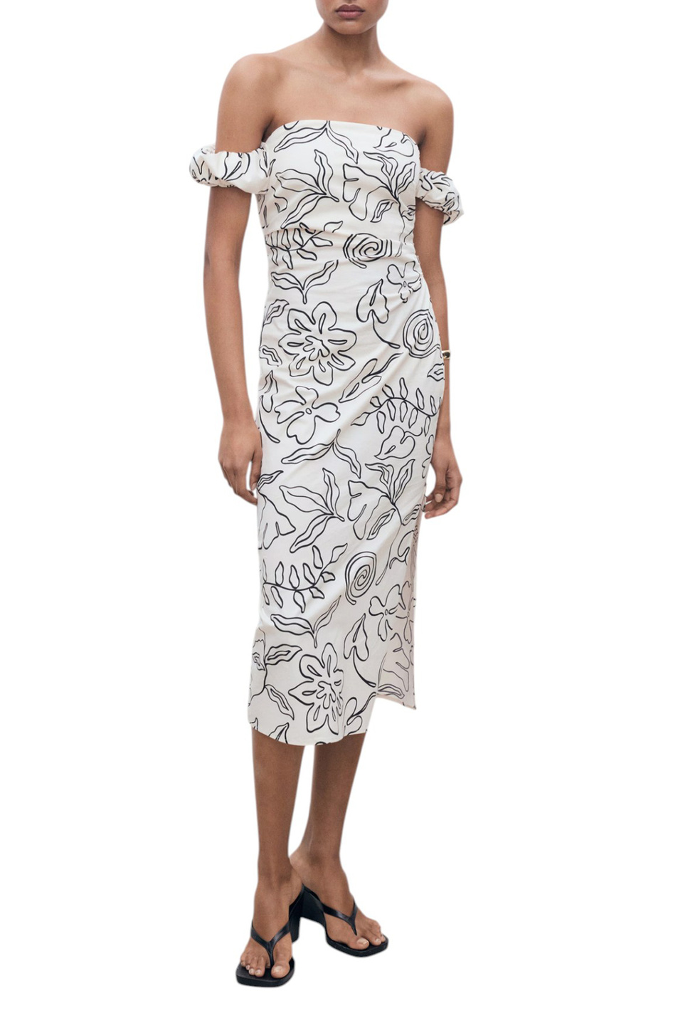 Женский Mango Платье ARIEL из смесового хлопка (цвет ), артикул 17011169 | Фото 2