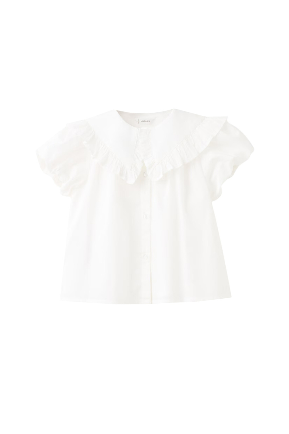 Малышкам девочкам Mango Kids Блузка VIRA с оборками (цвет ), артикул 27056343 | Фото 1