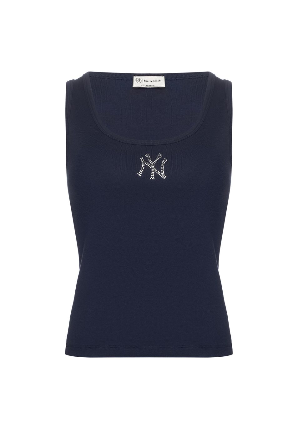 Женский Sporty & Rich Топ Yankees Krystal из хлопка (цвет ), артикул TO136718635BL106 | Фото 1