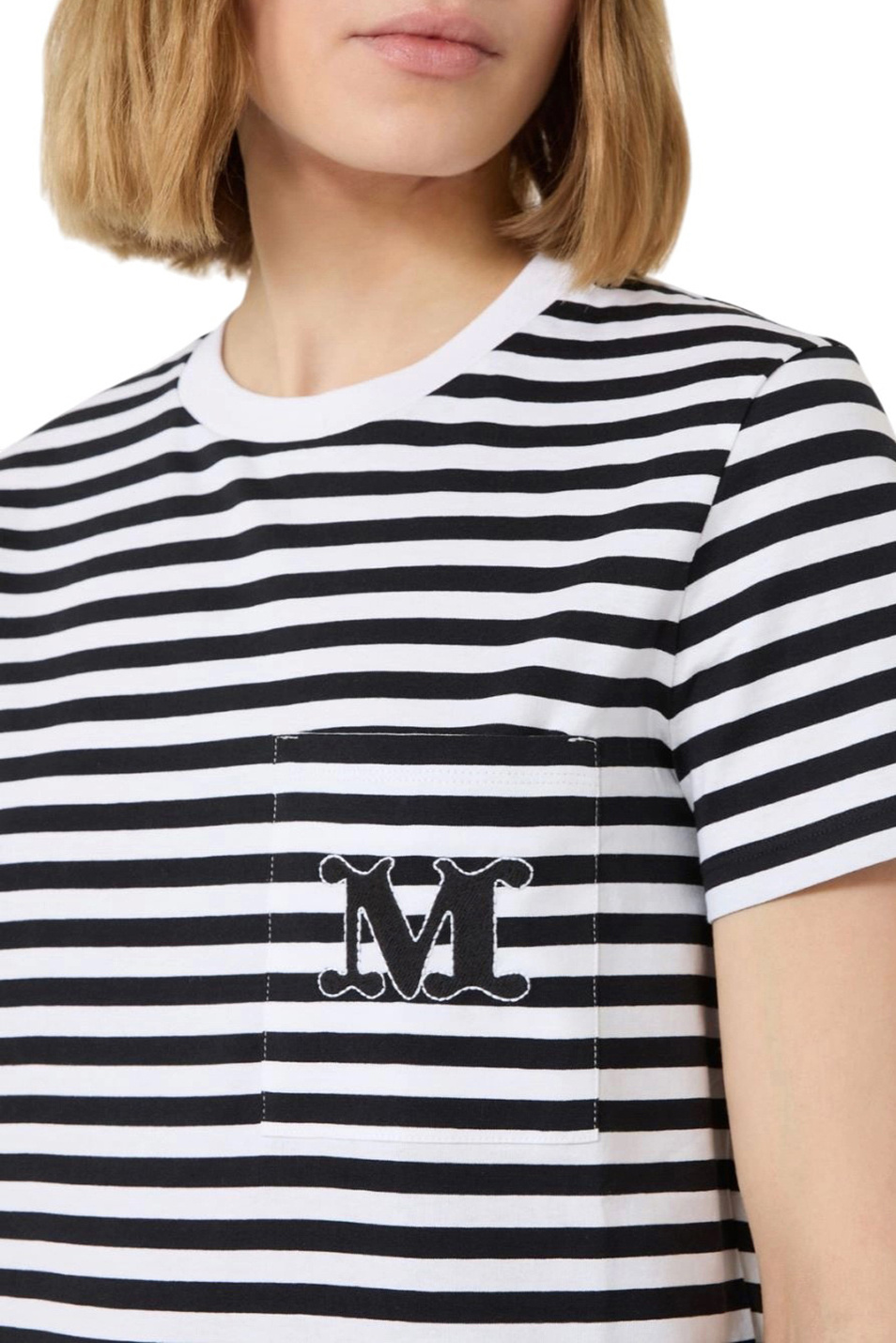 Женский Max Mara Футболка MOBOLI из хлопка (цвет ), артикул 2611941052 | Фото 5