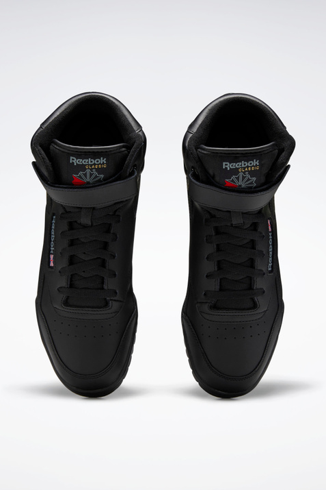 Reebok ❤ мужские кроссовки из натуральной кожи ex-o-fit hi черный цвет,  размер , цена 259 BYN