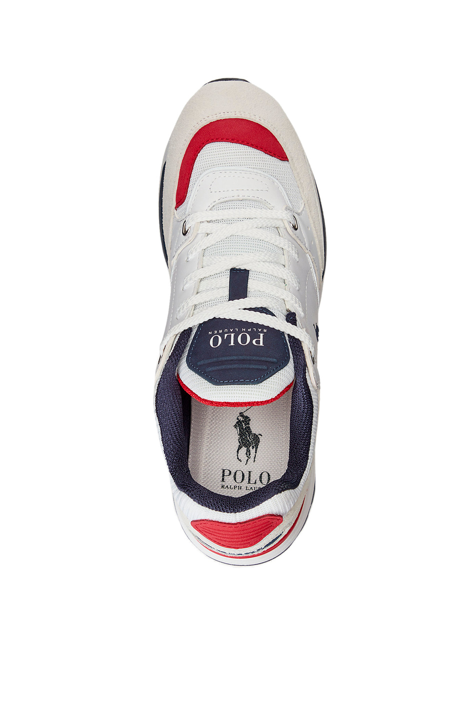 Мужской Polo Ralph Lauren Кроссовки из комбинированной кожи с сетчатыми вставками (цвет мультиколор), артикул 809846186001 | Фото 3