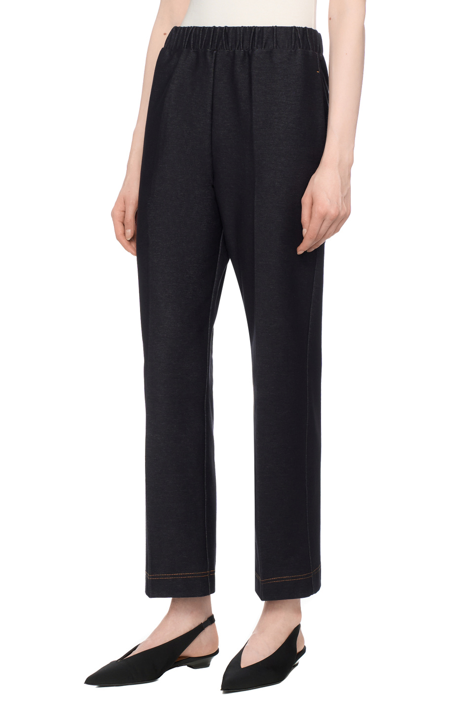 Женский Max Mara Джинсы OMBRA из смесового хлопка (цвет ), артикул 2516781047 | Фото 4