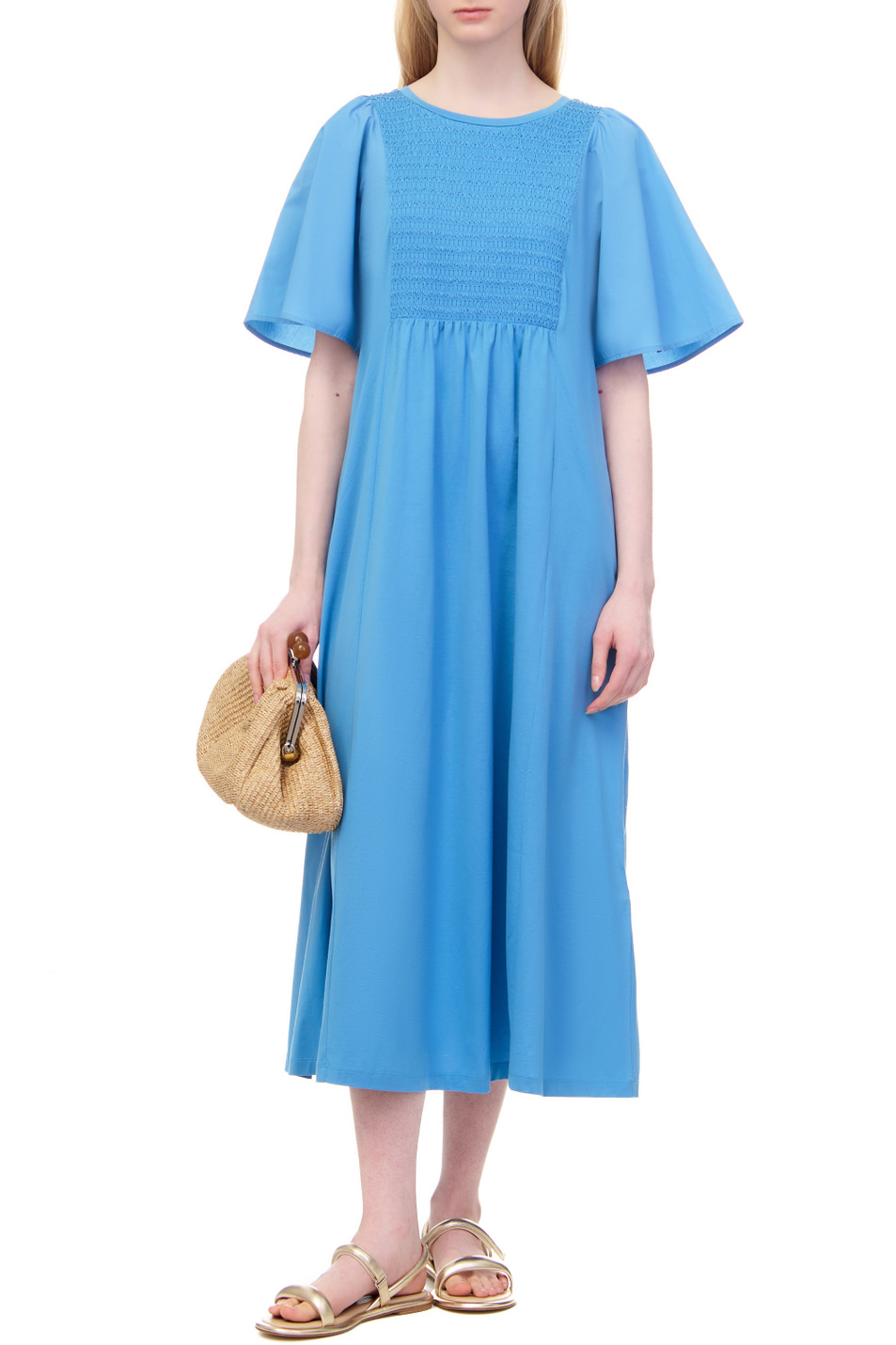 Женский Weekend Max Mara Платье KELLY из натурального хлопка (цвет ), артикул 2356210131 | Фото 2