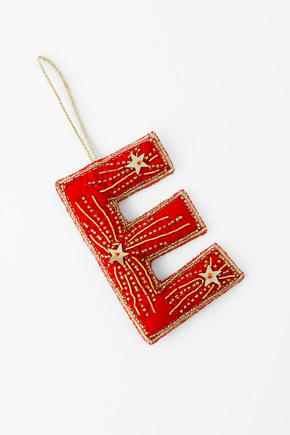 Не имеет пола Accessorize Украшение для ёлки «E» (цвет ), артикул 999269 | Фото 1