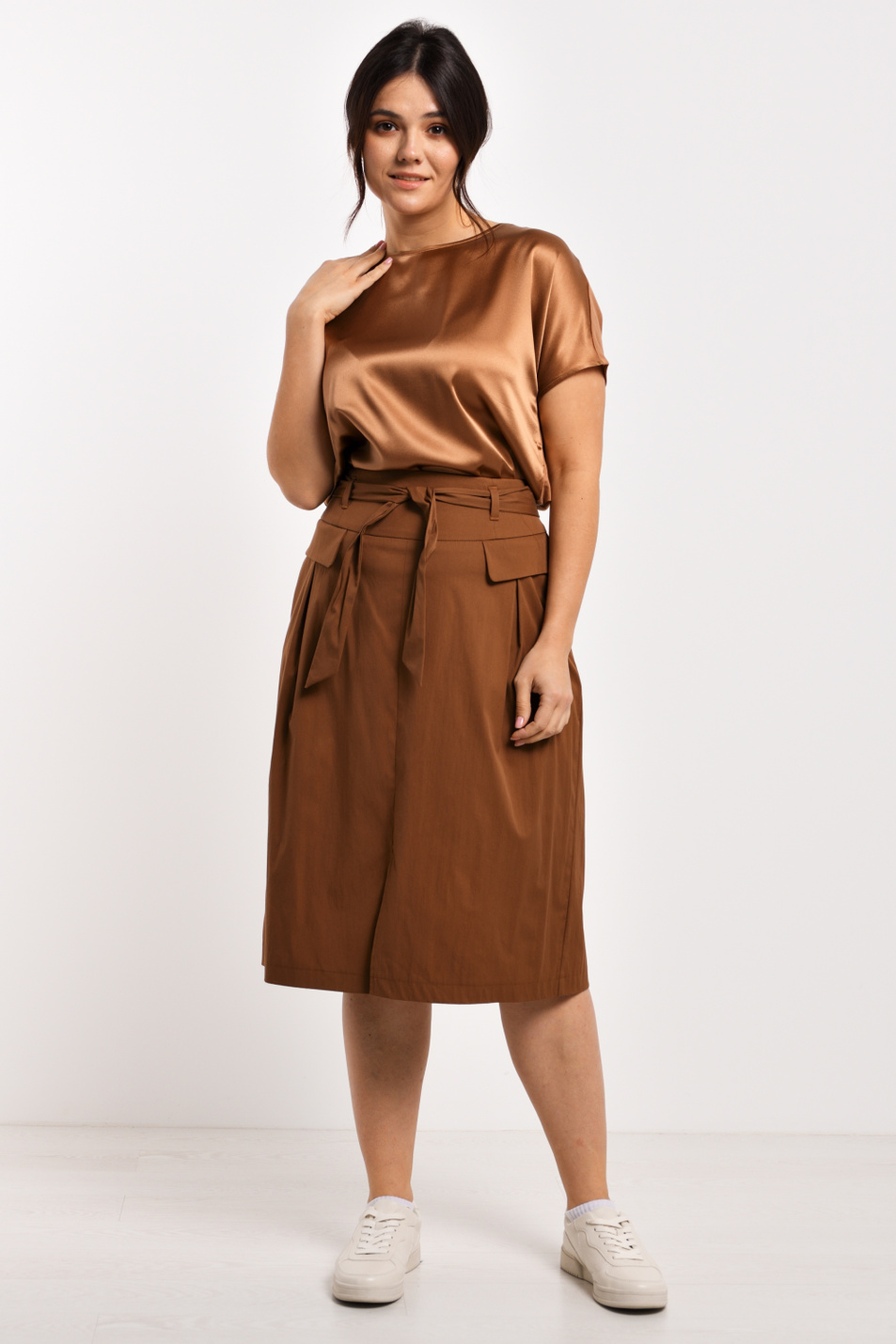 Женский Gerry Weber Юбка из эластичного хлопка (цвет ), артикул 310011-38216 | Фото 3