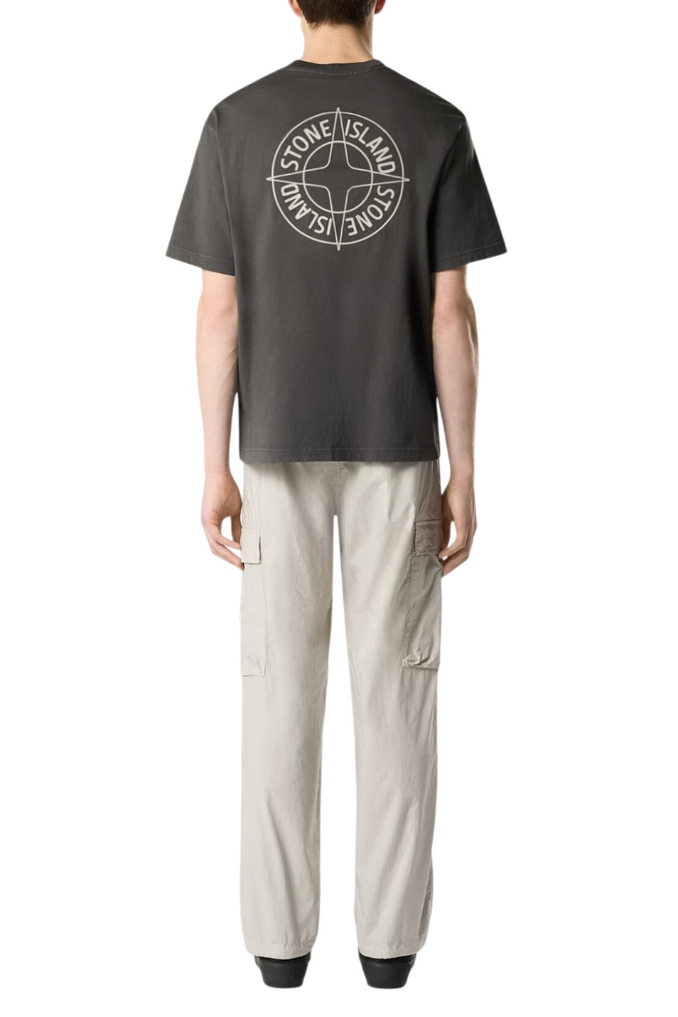 Мужской Stone Island Футболка из хлопка с принтом (цвет ), артикул L1S152100001-S0284 | Фото 4