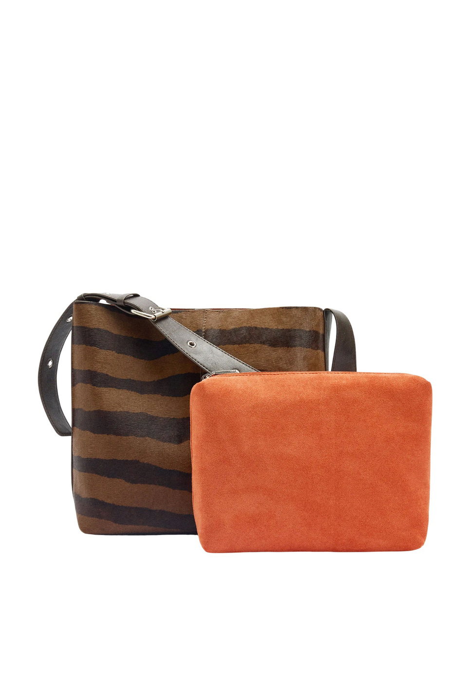 Сумка с анималистичным принтом|Основной цвет:Коричневый Женский Parfois Сумка с анималистичным принтом (цвет ), артикул 241262 | Фото 3