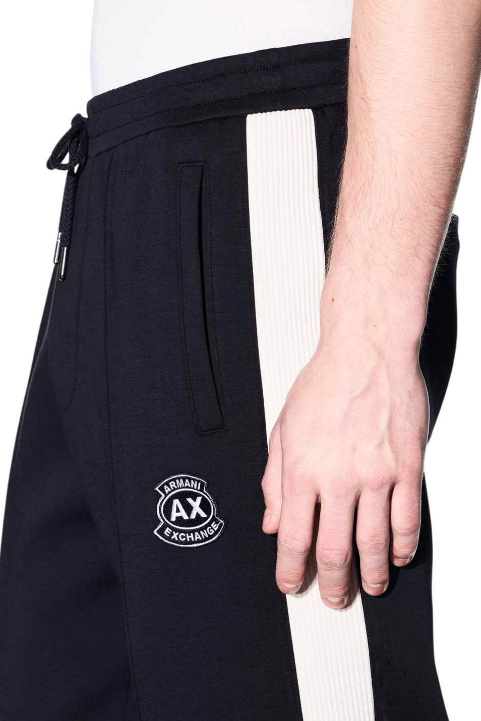 Брюки с лампасами|Основной цвет:Синий Мужской Armani Exchange Брюки с лампасами (цвет ), артикул XM002368-AF13047 | Фото 5