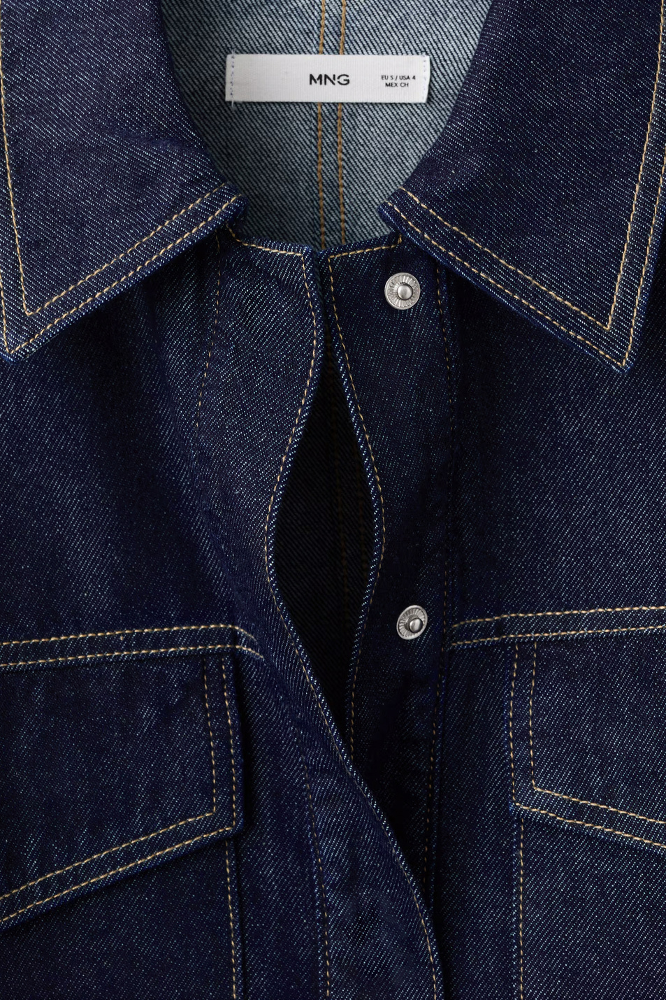 Женский Mango Рубашка джинсовая AYLIN (цвет ), артикул 27041237 | Фото 5