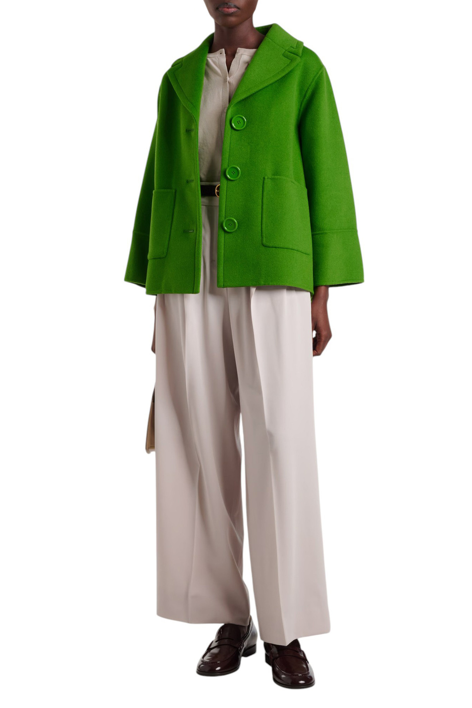 Женский Max Mara Брюки NICHOLS из шерсти (цвет ), артикул 2519131021 | Фото 3
