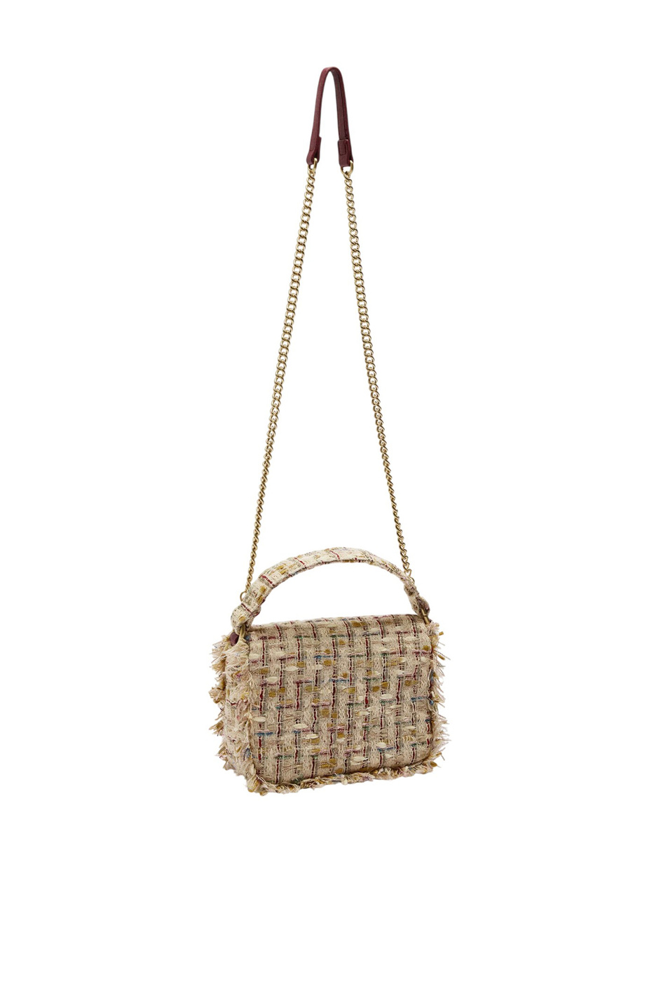 Сумка из твида|Основной цвет:Бежевый Женский Parfois Сумка из твида (цвет ), артикул 239142 | Фото 2