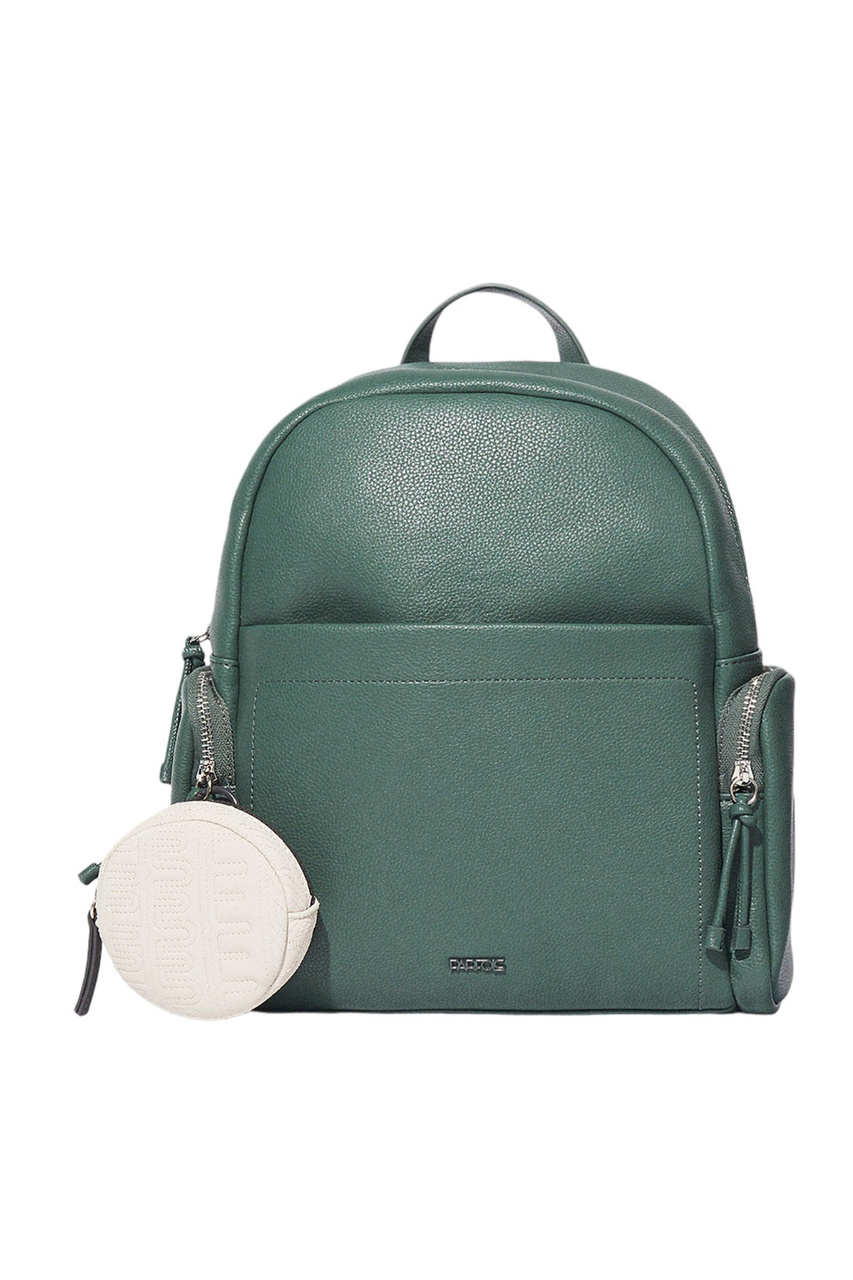 Рюкзак из искусственной кожи|Основной цвет:Зеленый|Артикул:210928 | Фото 1
