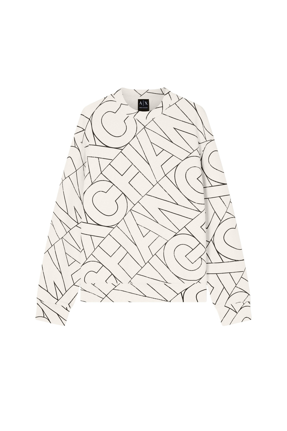 Мужской Armani Exchange Свитшот из хлопка с принтом (цвет ), артикул XM002364-AF24635 | Фото 1