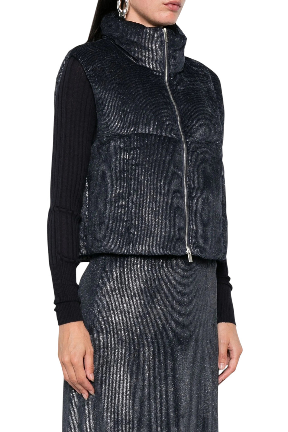 Женский Peserico Жилет однотонный (цвет ), артикул A03449-01596 | Фото 4