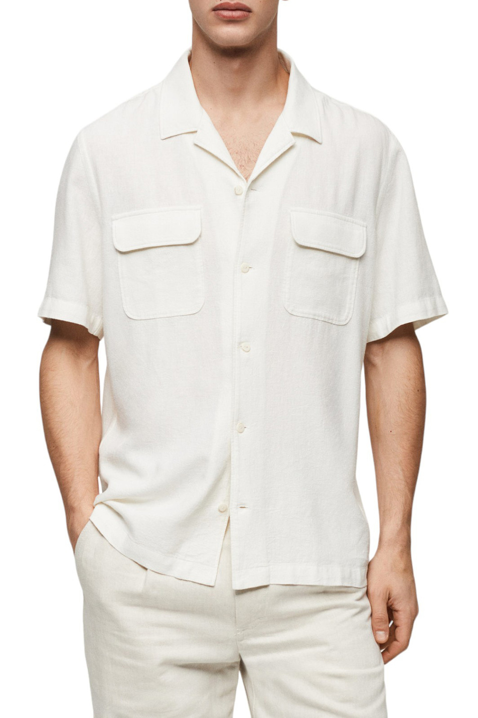 Мужской Mango Man Рубашка ISTRES с нагрудными карманами (цвет ), артикул 67066726 | Фото 3