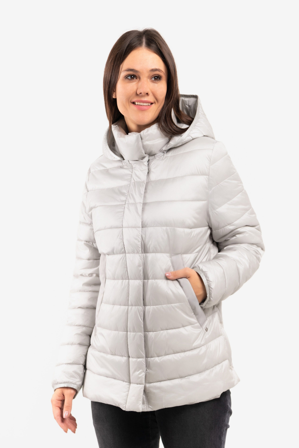Женский Gerry Weber Стеганая куртка со съемным капюшоном (цвет ), артикул 450404-31121 | Фото 1