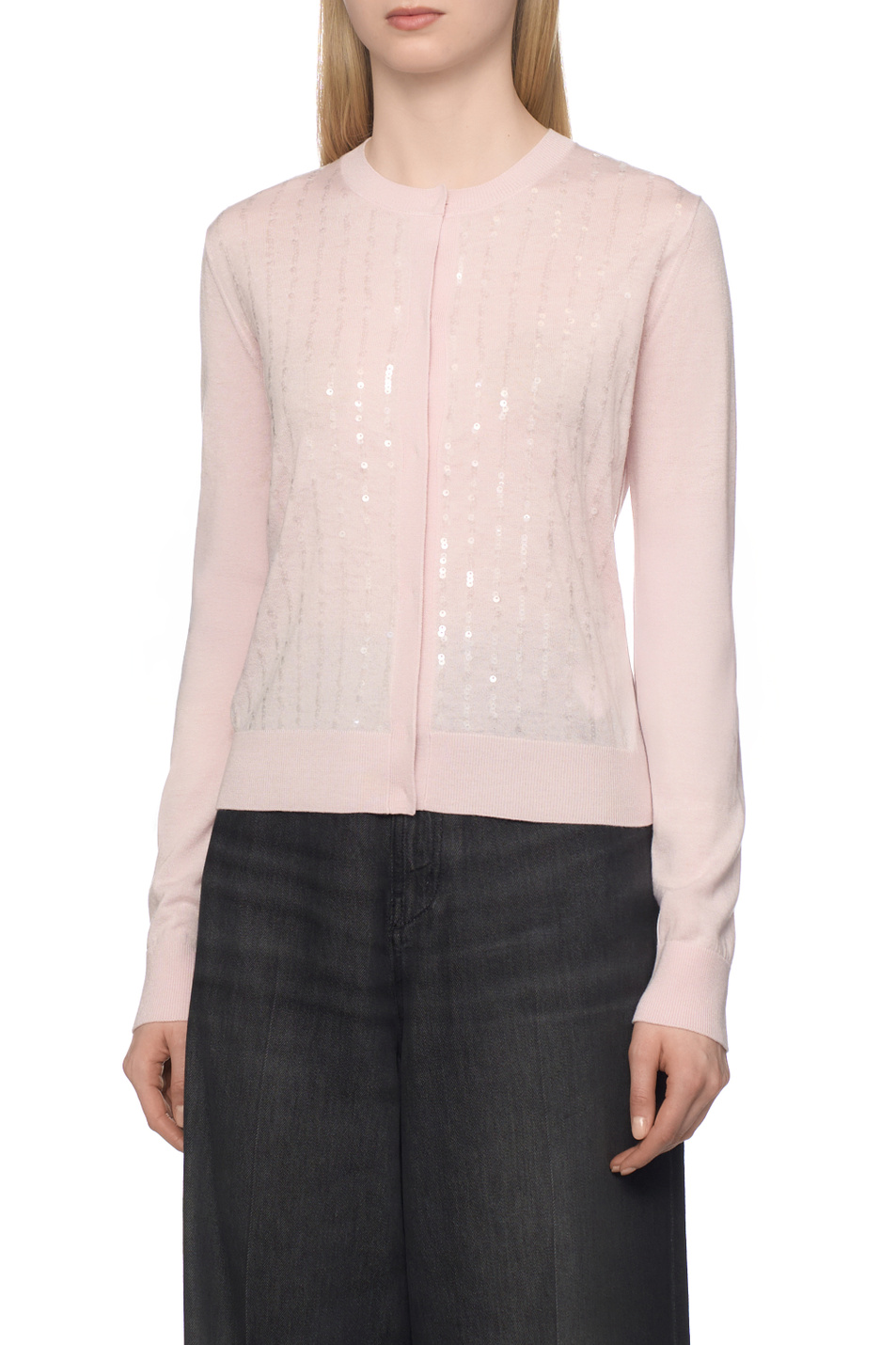 Женский Max Mara Кардиган LIBBRA с отделкой пайетками (цвет ), артикул 2616341081 | Фото 3