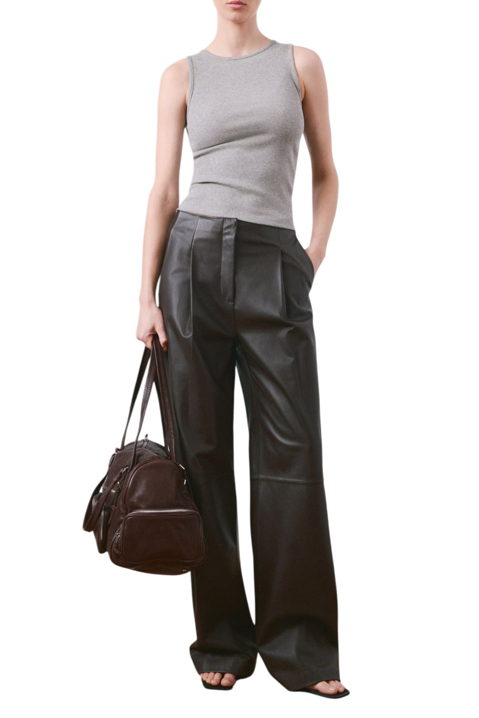 Женский Mango Топ BONI в рубчик (цвет ), артикул 27065830 | Фото 2