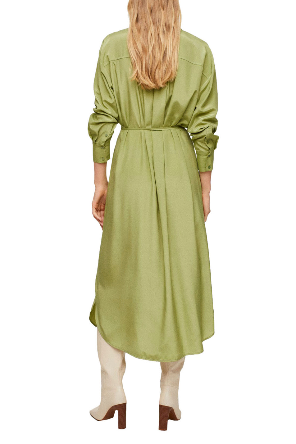 Женский Mango Платье атласное RAIN с запахом (цвет ), артикул 17044761 | Фото 5