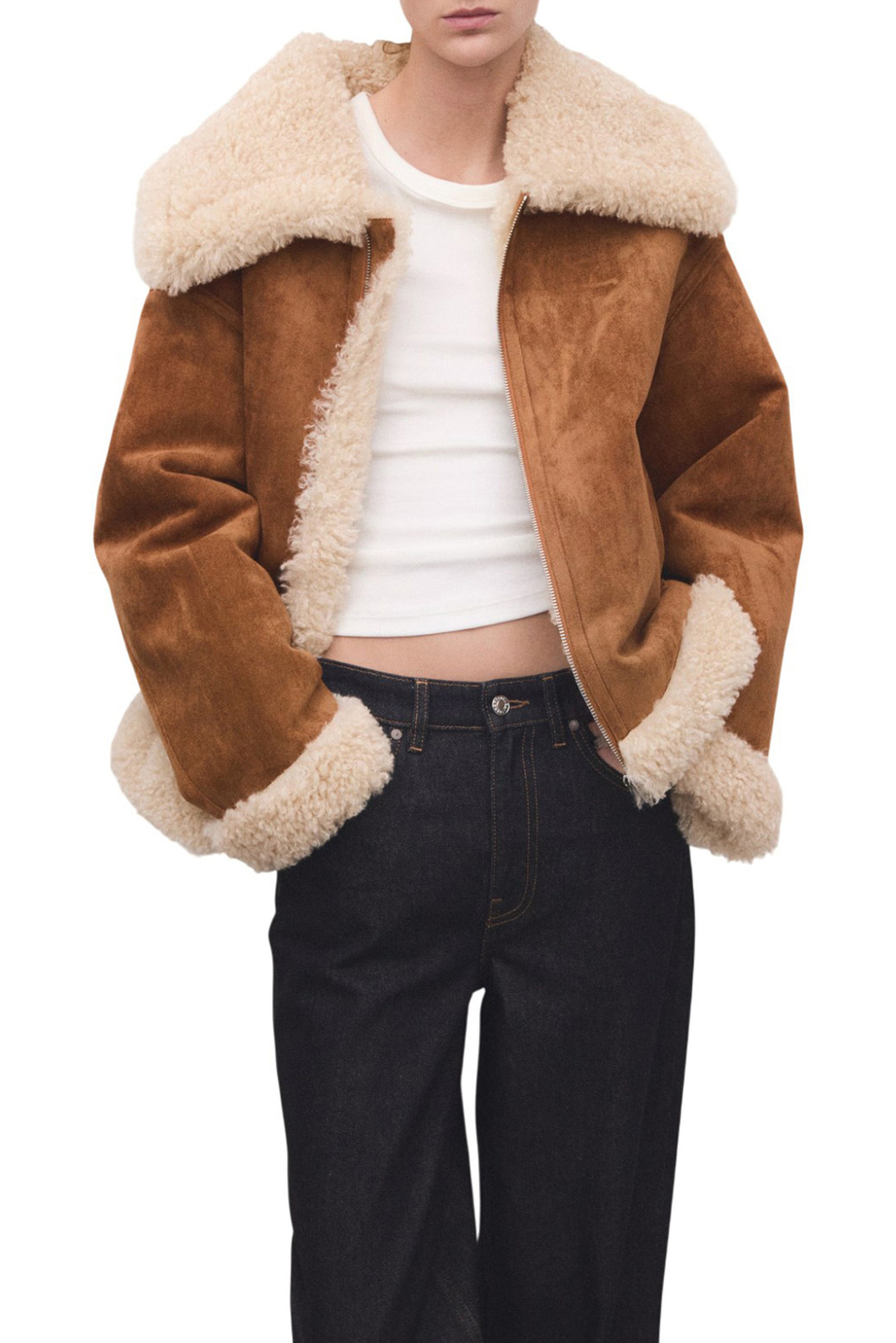 Женский Mango Куртка ADRIANA двусторонняя (цвет ), артикул 27061232 | Фото 3