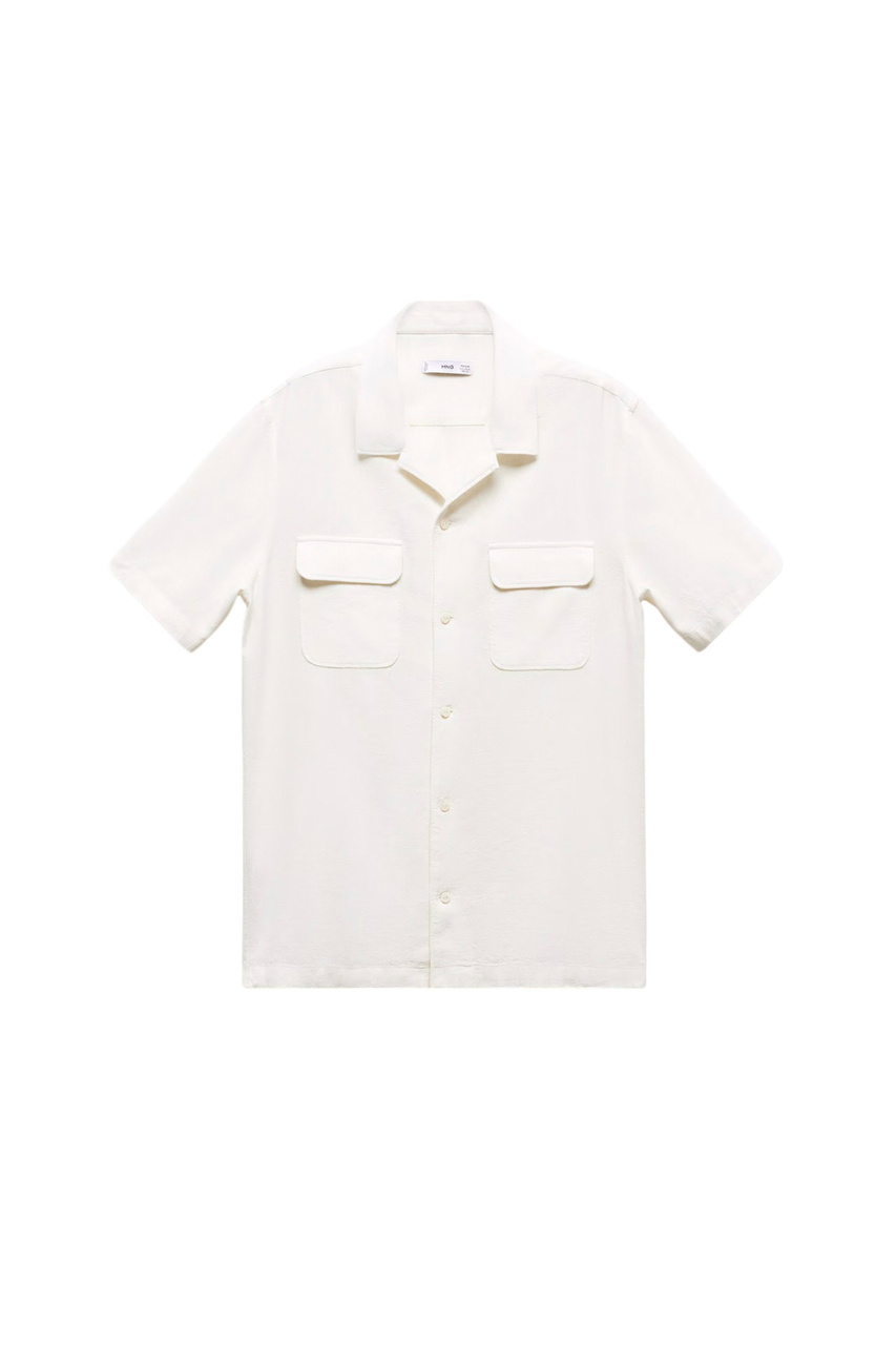 Рубашка ISTRES с нагрудными карманами|Основной цвет:Белый|Артикул:67066726 | Фото 1