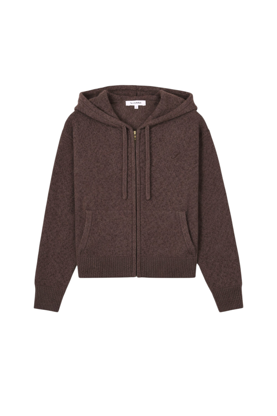 Женский Sporty & Rich Худи Isac из кашемира и шерсти (цвет ), артикул CA00283327BR03 | Фото 1