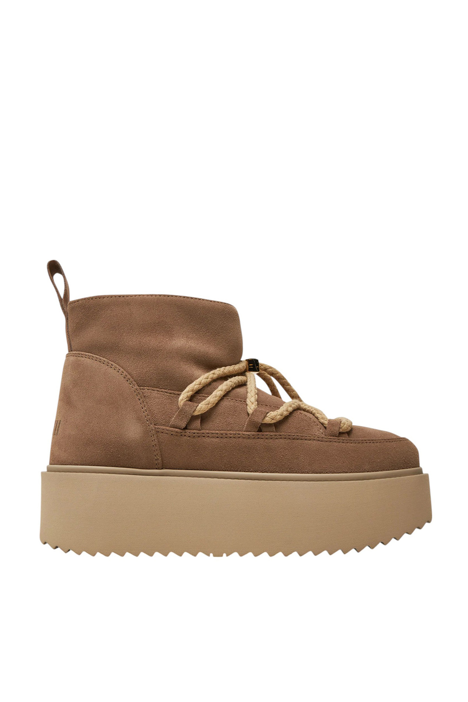 Женский Inuikii Ботинки CLASSIC LOW PLATFORM из натуральной замши (цвет ), артикул 75204-004 | Фото 1