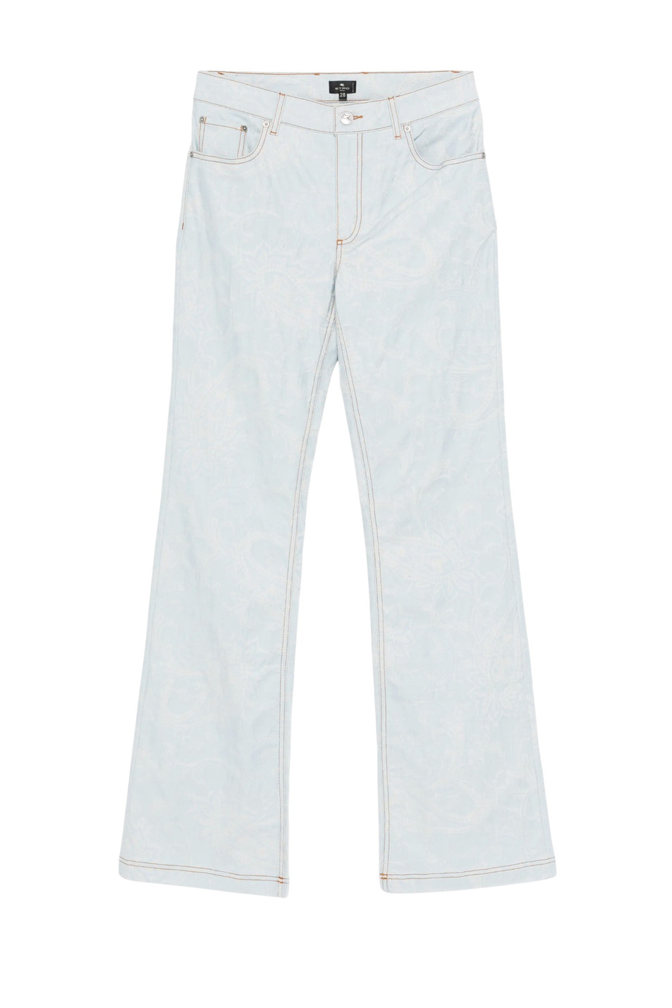 Джинсы с принтом|Основной цвет:Голубой Женский Etro Джинсы с принтом (цвет ), артикул WRNB002999TJEI5S9880 | Фото 1