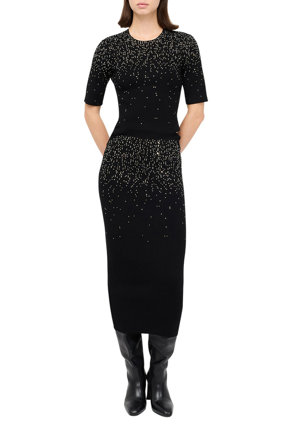 Женский Liu Jo Джемпер со стразами (цвет ), артикул MF5470MS99E | Фото 3