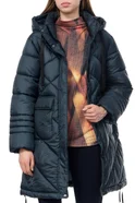 Женский Gerry Weber Полупальто стеганое с капюшоном и кулиской (цвет ), артикул 250232-31193 | Фото 5