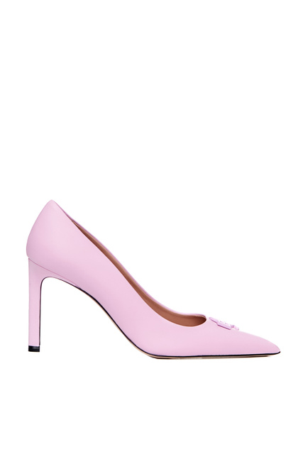 Туфли-лодочки из натуральной кожи|Основной цвет:Розовый|Артикул:50488242 | Фото 1