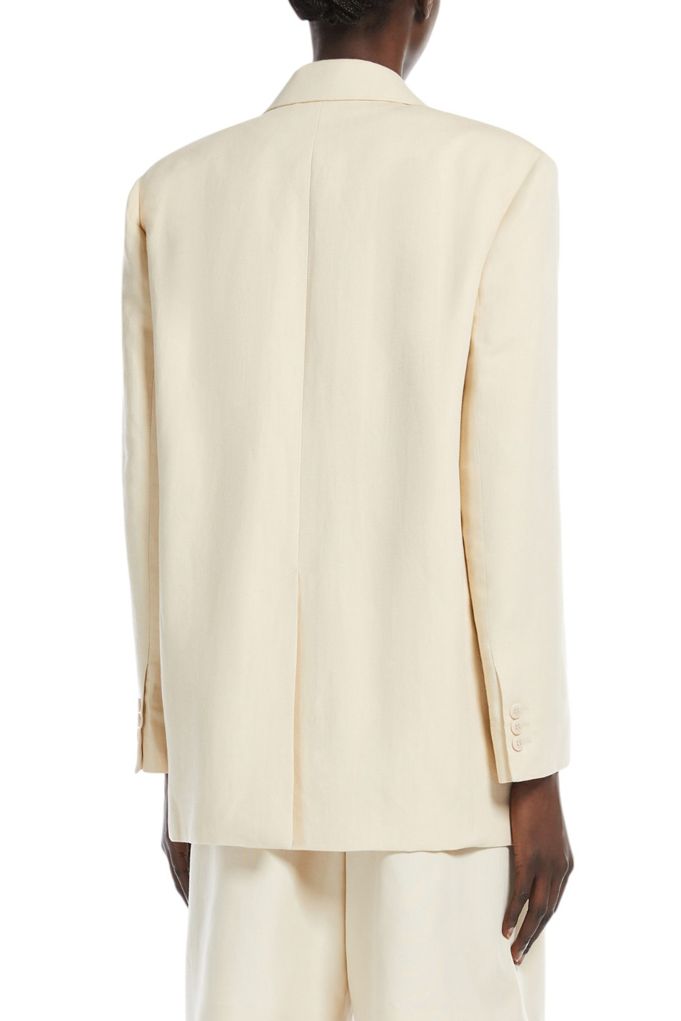 Женский Weekend Max Mara Пиджак PEONIE из вискозы и льна (цвет ), артикул 2515041042 | Фото 4