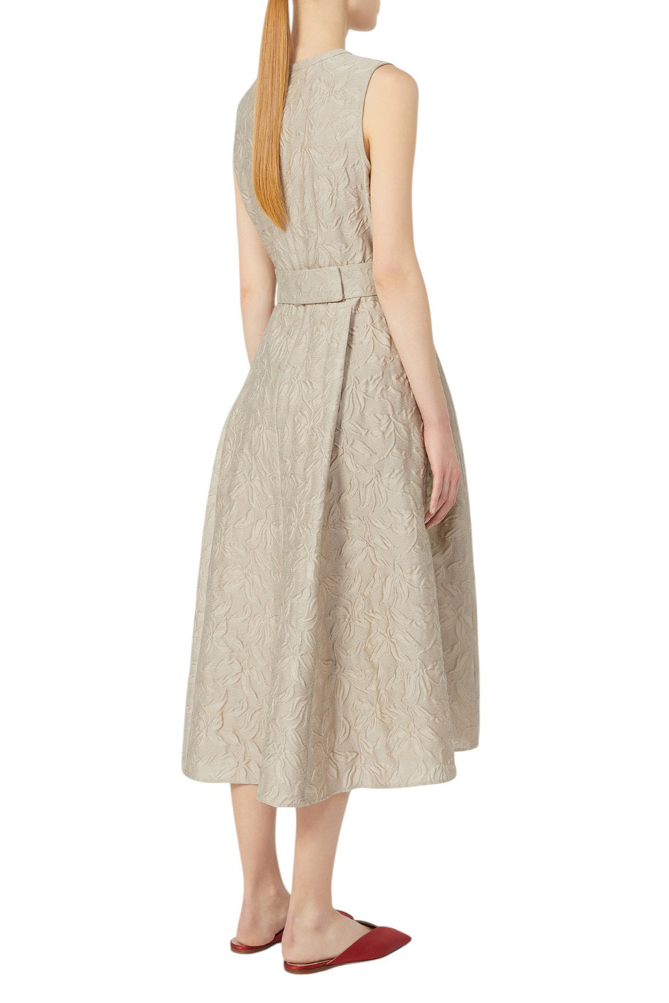 Женский Max Mara Платье FIABA с поясом (цвет ), артикул 2529226082 | Фото 3