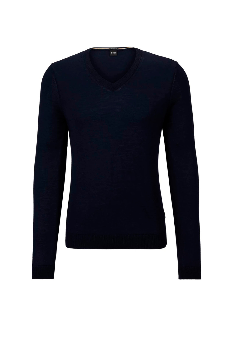 Мужской BOSS Пуловер из натуральной шерсти с V-образным вырезом (цвет ), артикул 50468261 | Фото 1