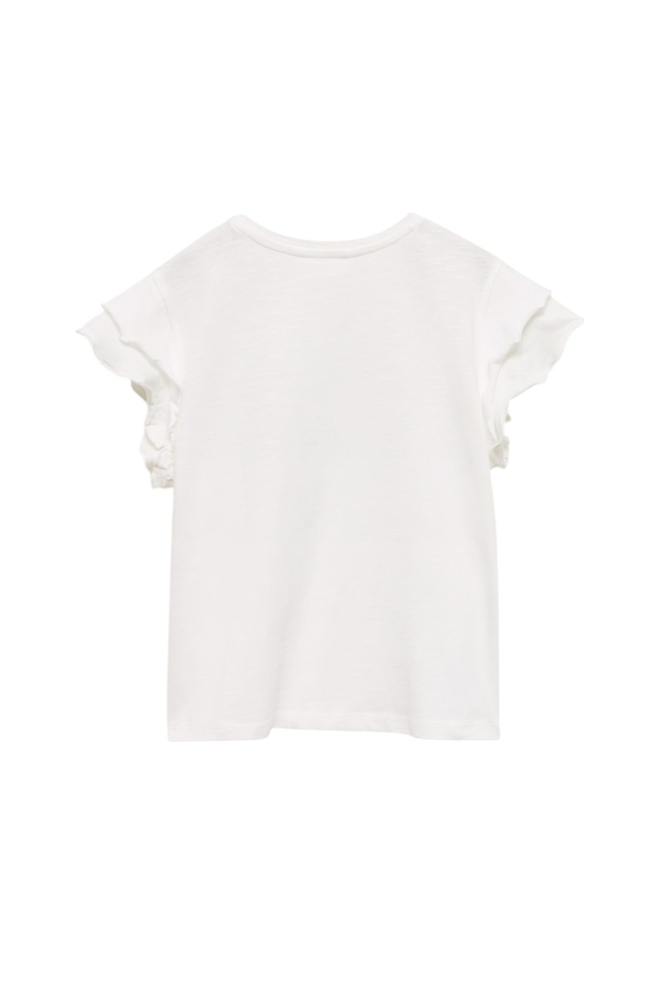 Девочкам Mango Kids Футболка JOYFUL из хлопка (цвет ), артикул 87074792 | Фото 2